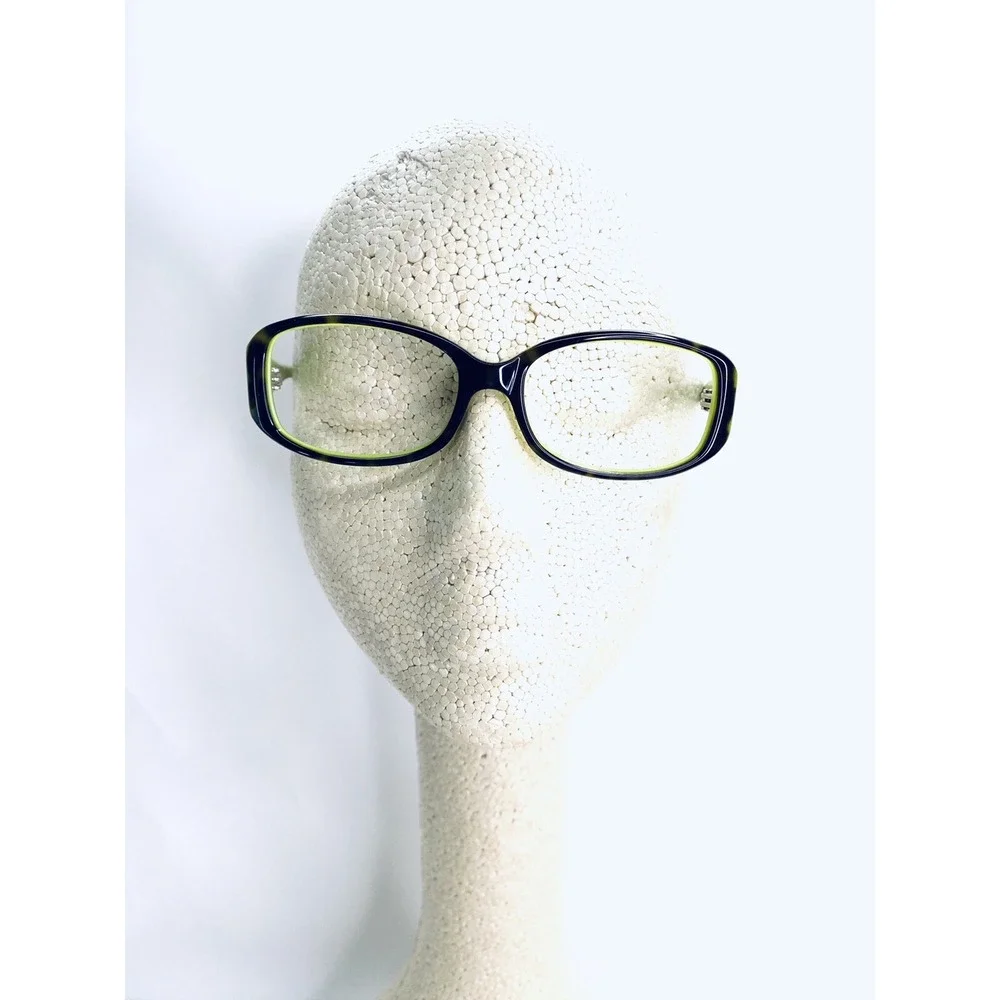 Kate Spade Eyeglasses Brown Tortoise Green Lucite DV2 Y2 53 16 130